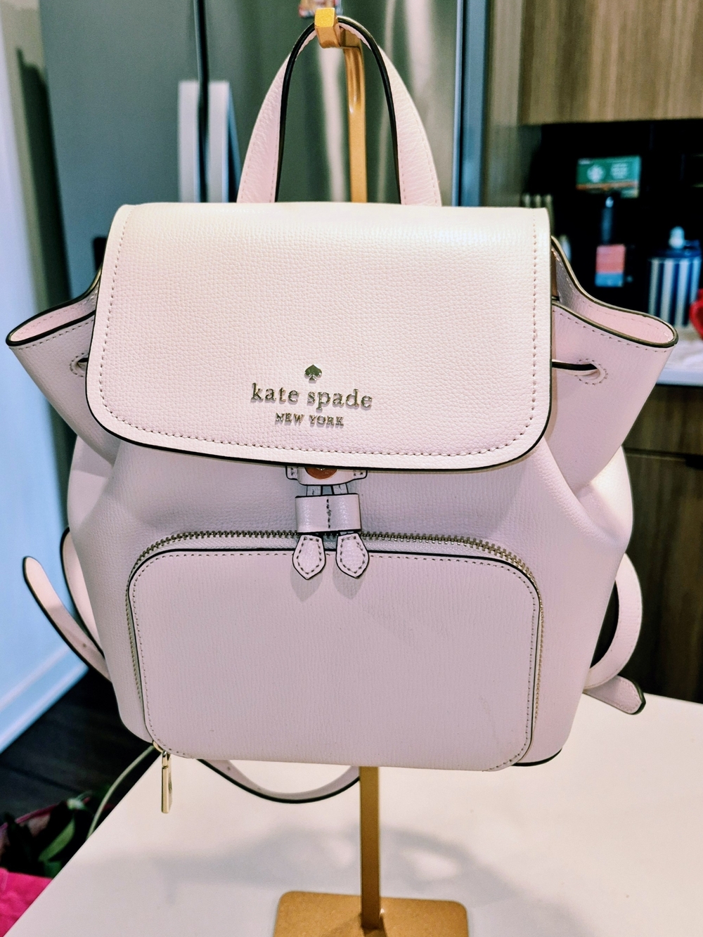 kate spade New York Blush Pink Leather Backpack